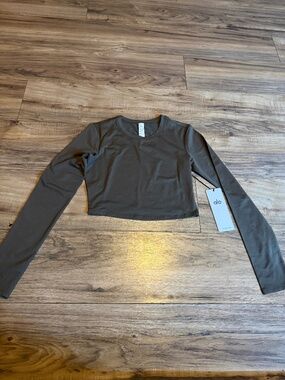 Alosoft crop finesse long sleeve